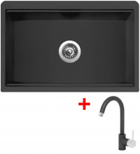 Sinks FARMHOUSE 838 NANO Nanoblack+...